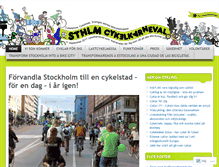 Tablet Screenshot of cykelkarneval.com